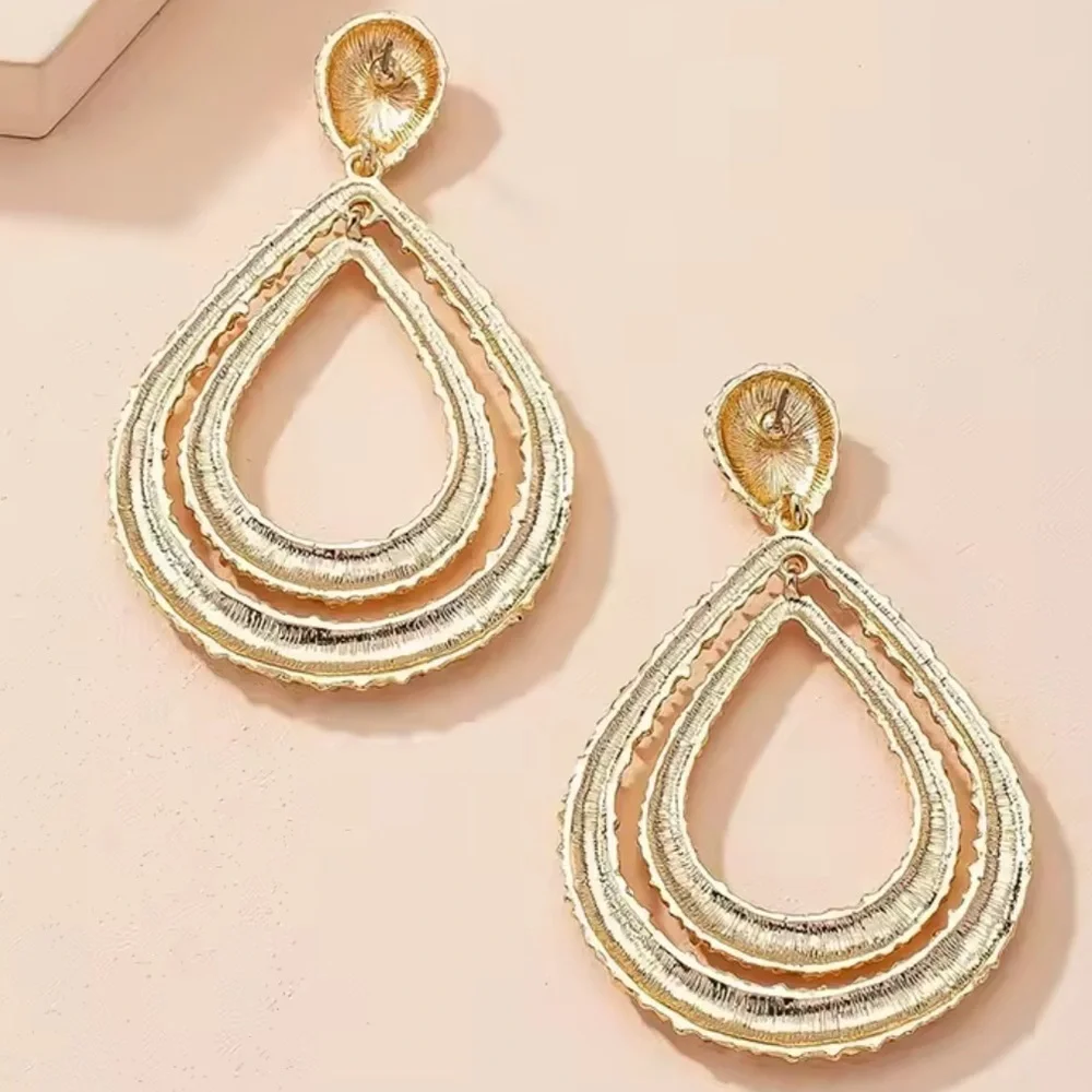 Zara Gold Teardrop Earrings